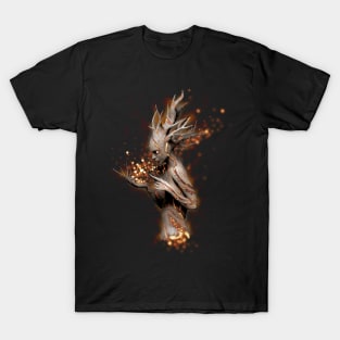 Spirit of the dead tree (gold) T-Shirt